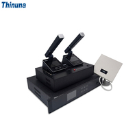 Thinuna WG-2400MV II - Unidad Principal del Sistema de Conferencia Digital Inalámbrico de Alta Gama de 2.4G con Pantalla Táctil de 4.5 Pulgadas, ARM Cortex A9, Dante