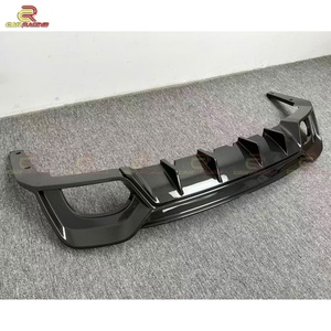 ดิฟฟิวเซอร์หลังคาร์บอนไฟเบอร์แบบแห้ง PT Style สำหรับ Audi RS6 C8 ปี 2019-2022 ชุดแต่งคาร์บอนลิปหลังรถยนต์ อะไหล่ชุดแต่งตัวถังรถยนต์ - Product Image 3