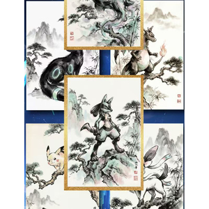 Boîte de booster de jeu de société de collection PY Resist Metal Card LingXi <span class=keywords><strong>Studio</strong></span> 2.0, fan <span class=keywords><strong>art</strong></span> personnalisé, cadeau, rare, édition limitée, étui Pokémoned - Product Image 3