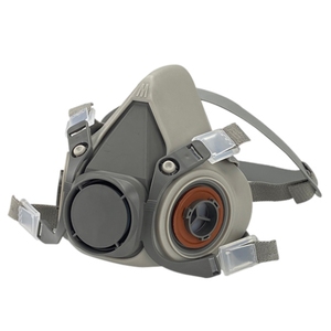 Stok pabrik masker Respirator debu setengah wajah 6200 dengan Filter 2091 untuk industri minyak konstruksi - Product Image 3