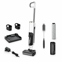 Aspirateur sans fil HEPA autonettoyant BSCI pour usage domestique et hôtelier, avec assistant vocal et écran LED