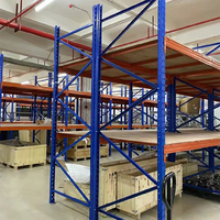 Étagère de rangement haute densité en acier Q235 pour zone de manutention de marchandises