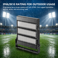 Reflector LED RGB de Alta Potencia IP66 Resistente al Agua, 160LM/W, 100w 1200w, 3000K-6500K, ETL ROHS, Luz LED para Estadios