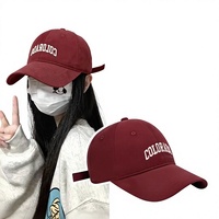 Casquette de baseball oversize extra-large, large visière anti-UV, 100% coton, 6 panneaux, réglable, unisexe, avec texte alphanumérique pour personnaliser le visage