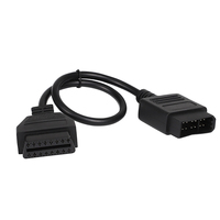 OBD2 OBD Splitter Cable 16 pines macho a hembra arnés lector de código Y Cable