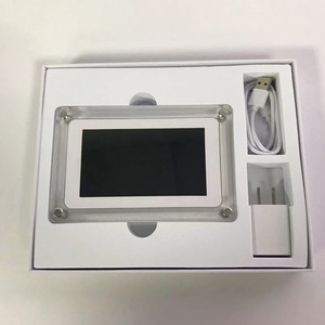 2024热卖批发液晶显示器透明水晶亚克力视频播放器数码相框7英寸亚克力数码相框 - Product Image 6