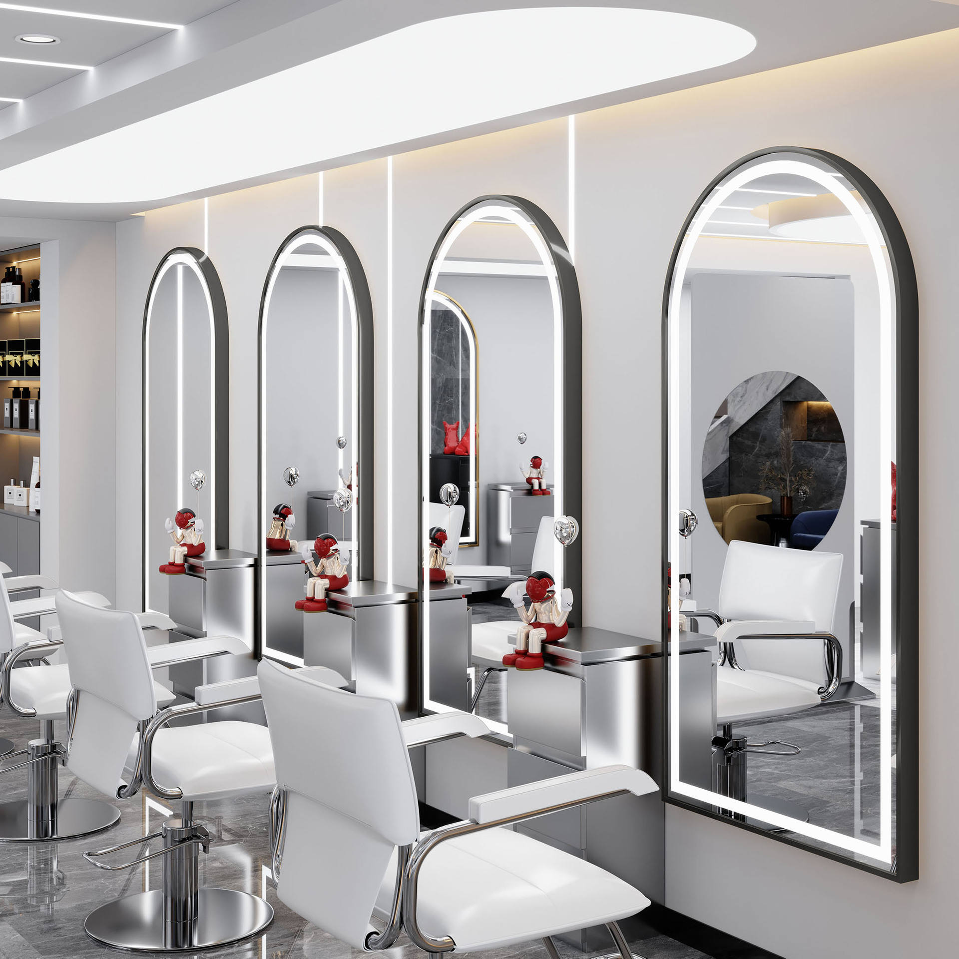 Black frame door shape