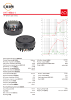 Haut-parleur de compression 3,5 pouces 200WRMS N45H en néodyme 300HZ 118dB à haut rendement avec dissipateur thermique avancé pour systèmes Line Array