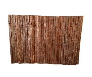 Clôture en bambou de style campagnard à double face, 6 pieds, nature, écologique, vente en gros - Product Image 2