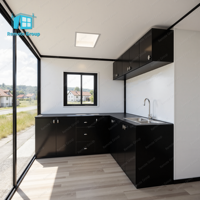 Maisons conteneurs extensibles confortables de 40 pieds – Maison de luxe pour bar, bureau et appartement avec chambre et salle de bain