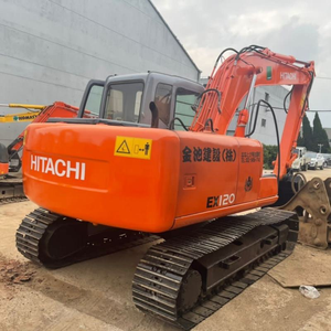 Excavateur Hitachi EX120 d'occasion très économique Machines de construction de 10 tonnes Équipement lourd - Product Image 5