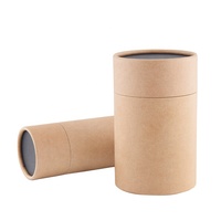Boîte ronde en papier cylindrique personnalisée, emballage cadeau, boîte à thé, ornement, cosmétique, maquillage, boîtes en carton pour le stockage
