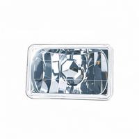 4652 SY4652A Phare carré 4x6 pouces semi-fermé compatible ampoule H4 double faisceau 100W 12V pour voitures classiques