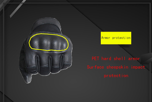 Guantes tácticos de entrenamiento deportivo de protección táctica de dedo completo para exteriores para hombres - Product Image 4