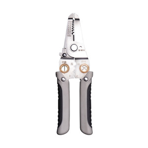 Multi-Functional <b>Wire</b> <b>Stripper</b> Electrician Special Peeling <b>Wire</b> Leather Artifact Universal Electricians' Pliers Stainless Steel - Product Image 5