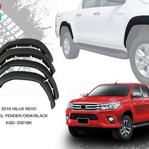 KQD Vente en gros directe d'accessoires automobiles : Garde-boue de roue pour Toyota Hilux, décoration et protection en ABS, comme sur la photo, 2015-2016 CN;GUA - Product Image 4