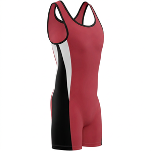 Traje de Lucha Libre Profesional para Hombre - Elástico, Transpirable, Ligero, de Secado Rápido, Duradero, Antiencogimiento, Ajuste de Compresión - Product Image 5