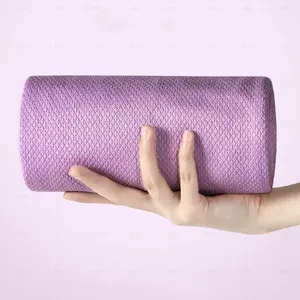 Foldable Yoga Mat for Travel Non-slip Silica Gel Particles Easy to Carry Yoga Towel