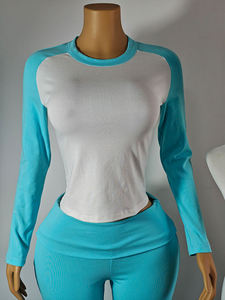 2026 Two Pieces <strong>Clothing</strong> Tall Girl Friendly Plus Size Raglan Long Sleeve Brown Loungewear Headband Womens Sets for Winter - Product Image 4