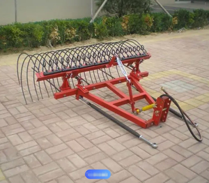 Rastrello per Fieno Agricolo Resistente con Denti Regolabili, Costruzione in Acciaio Durevole per Rastrellatura ed Espulsione Efficiente del Fieno sul Campo - Product Image 6