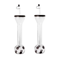 Nouveau Gobelet Isotherme en Plastique 500ml avec Paille, Design Football, Col Long, Minimaliste, pour Jus et Boissons, Vente Directe Usine