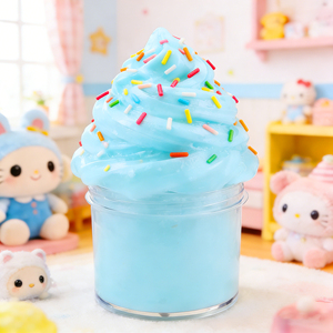 Ensemble de slime en boue de cristal nuageux à texture mixte, super doux, extensible et non collant, jouet de pâte à modeler pour cadeaux de fête - Product Image 3