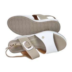 Sandalias de Plataforma Donna Serena para Mujer, Color Blanco, Tacón de 7 cm, Talla 35 - Product Image 6