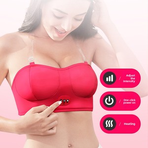 Masajeador de Senos, Estimulación Mamaria, Vibración, Calor, Intensidad Ajustable, Sujetador para Senos Caídos, Productos de Maternidad - Product Image 1