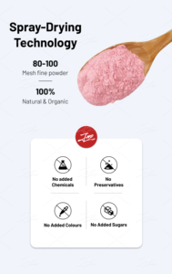 Polvere di Frutta Biologica di Alta Qualità per Integratori Alimentari, Polvere di Melograno Biologica Certificata USDA/EU - Product Image 5