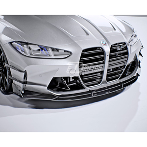 CMST V2 Style Dry Carbon Fiber Front Lip For BMW G80 G81 M3 G82 G83 M4 2020-2024 Upgrade <b>Kits</b> - Product Image 1