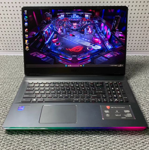 Used MSII Raider GE76 I9-11980HK 2.60GHz RTX3070 8GB Dedicated Card 32RAM+1TB SSD 17.3-inch 1080P 120Hz Ultra-high Refresh Rate