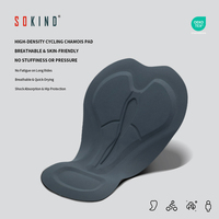 Short de cyclisme rembourré durable à séchage rapide, écologique, respirant, avec rembourrage en mousse haute densité 3D pour adultes COOLMAX