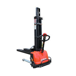 HELI <strong>Electric</strong> Self Load Stacker 1Ton <strong>1.3Ton</strong> Capacity 1.3M1.6M Lifter Height Pallet Stacker Lithium <strong>Forklift</strong> Self Lifting Stacker - Product Image 1