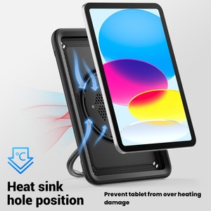 Étuis de protection rotatifs pour tablette Apple iPad, design hybride 2 en 1 en TPU et PC, protection intégrale robuste et résistante - Product Image 3
