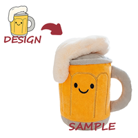 Peluche personnalisée avec boîte surprise - Design brodé fonctionnel, matériaux en nylon et peluche longue