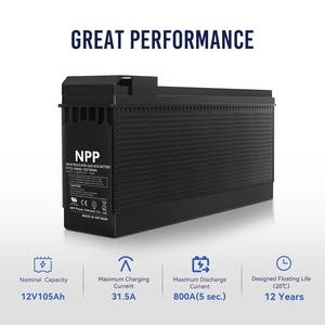 長寿命充電式ソーラーバッテリー<span class=keywords><strong>12V</strong></span> 100Ah <span class=keywords><strong>120</strong></span> 150 200鉛蓄電池 - Product Image 4