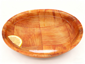 Ensemble de bols et d'assiettes en bois faits à la main de haute qualité et écologiques pour la salade, la pâte, la restauration/la salle à manger à domicile - Product Image 3