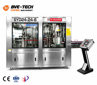 Machine à eau électrique automatique pour boissons PET 200 ml, haute précision, haute productivité, eau pure, compatible PLC, engrenage