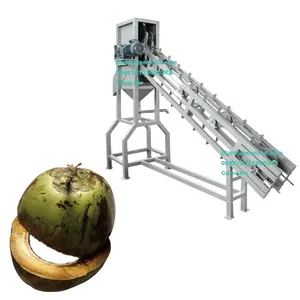 GYC automatic fresh green tender young coconut cut half cutting machine