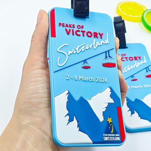 Etiqueta de Equipaje de Silicona PVC Suave Personalizable con Logotipo, Accesorios de Viaje, Etiqueta de Equipaje Promocional para Negocios - Product Image 2