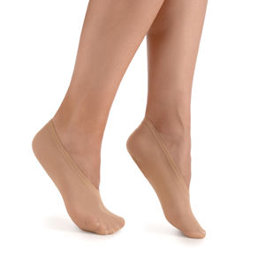 Protector de pies, paquete de 3 piezas para mujer, calcetines invisibles, sin costuras, ligeros, ajuste cómodo - Product Image 1