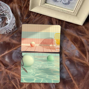 Fatto a mano A6 Notebook stile Vintage con chiusura a cravatta 160 pagine bel regalo di compleanno per lo zio con palle da biliardo poltrona <span class=keywords><strong>Ti</strong></span> - Product Image 1