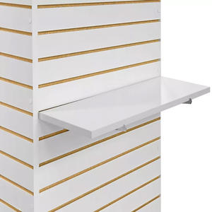 Our مع رف MDF الانتهاء من الميلامين رف إضافي لحامل عرض Slatwall ، عرض - Product Image 4