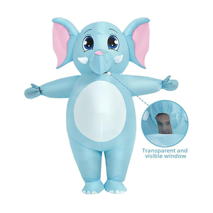 NUEVO Diseño Divertidos Disfraces de Halloween, Disfraz Inflable de Navidad Disfraz de Elefante Inflable de Cuerpo Completo - Product Image 1