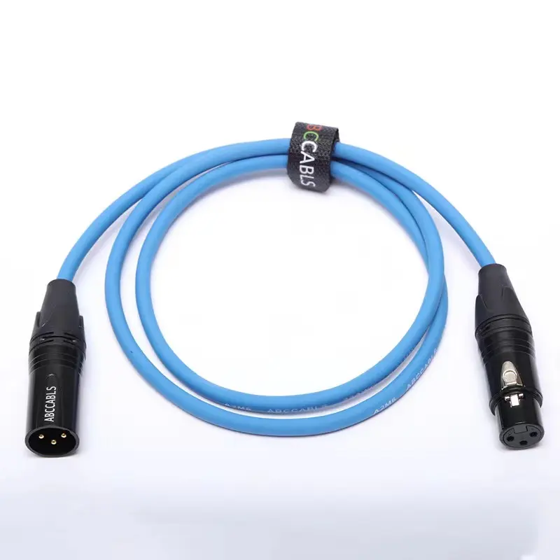 Custom Cannon XLR male to male audio Cable Manufacturer Microphone MIC DMX Instrument Guitar 3PIN Male to Female Cable XLR