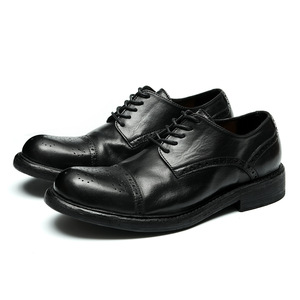 Nuevos Zapatos Oxford de Cuero para Hombre, Casuales, de Lujo, Hechos a Mano, Impermeables, Formales, Cerrados, Sin Cordones, para Boda, Oficina, Profesionales - Product Image 3