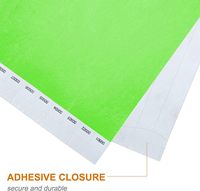 Bracelets Tyvek personnalisés anti-effraction, 3/4"x10", étanches et jetables pour événements (RTS)