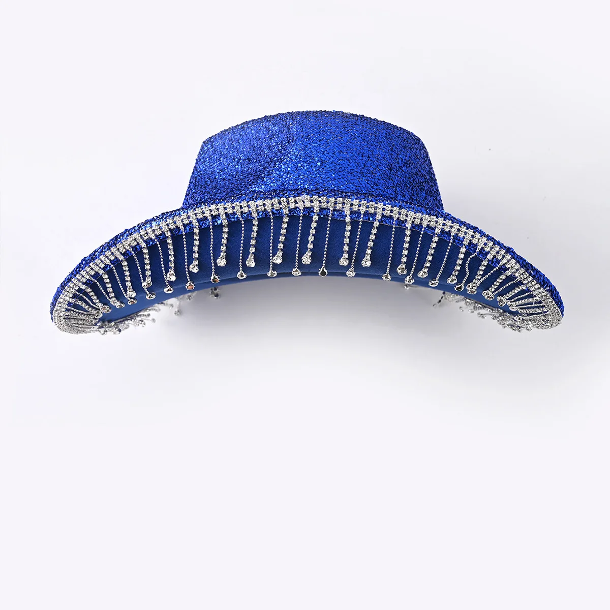Bride to Be Cowboy Hats - Glittering Fringe & Diamond Bling display picture 1