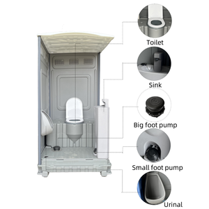 Toilettes portables en plastique écologiques durables pour l'école, l'extérieur, la <span class=keywords><strong>location</strong></span>, les chantiers de construction, prix bas - Product Image 4