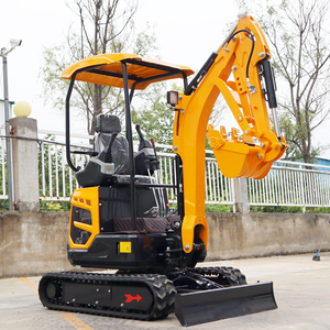 Chất lượng cao 1.8 tấn EPA nhỏ Bagger vườn thủy lực DIESEL Mini Máy xúc trang trại tất cả các địa hình cao su theo dõi mini Digger - Product Image 2